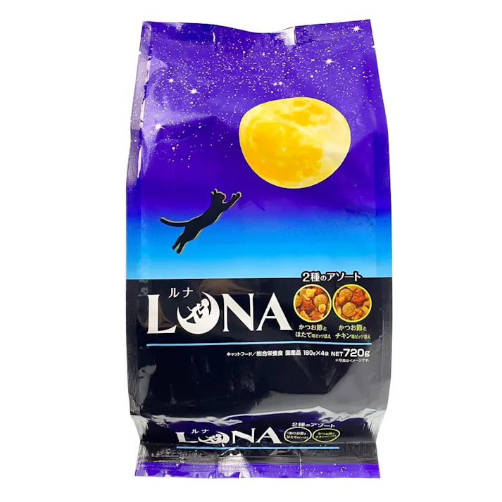 LUNA かつお節&ほたて味とチキンビッツ 720g