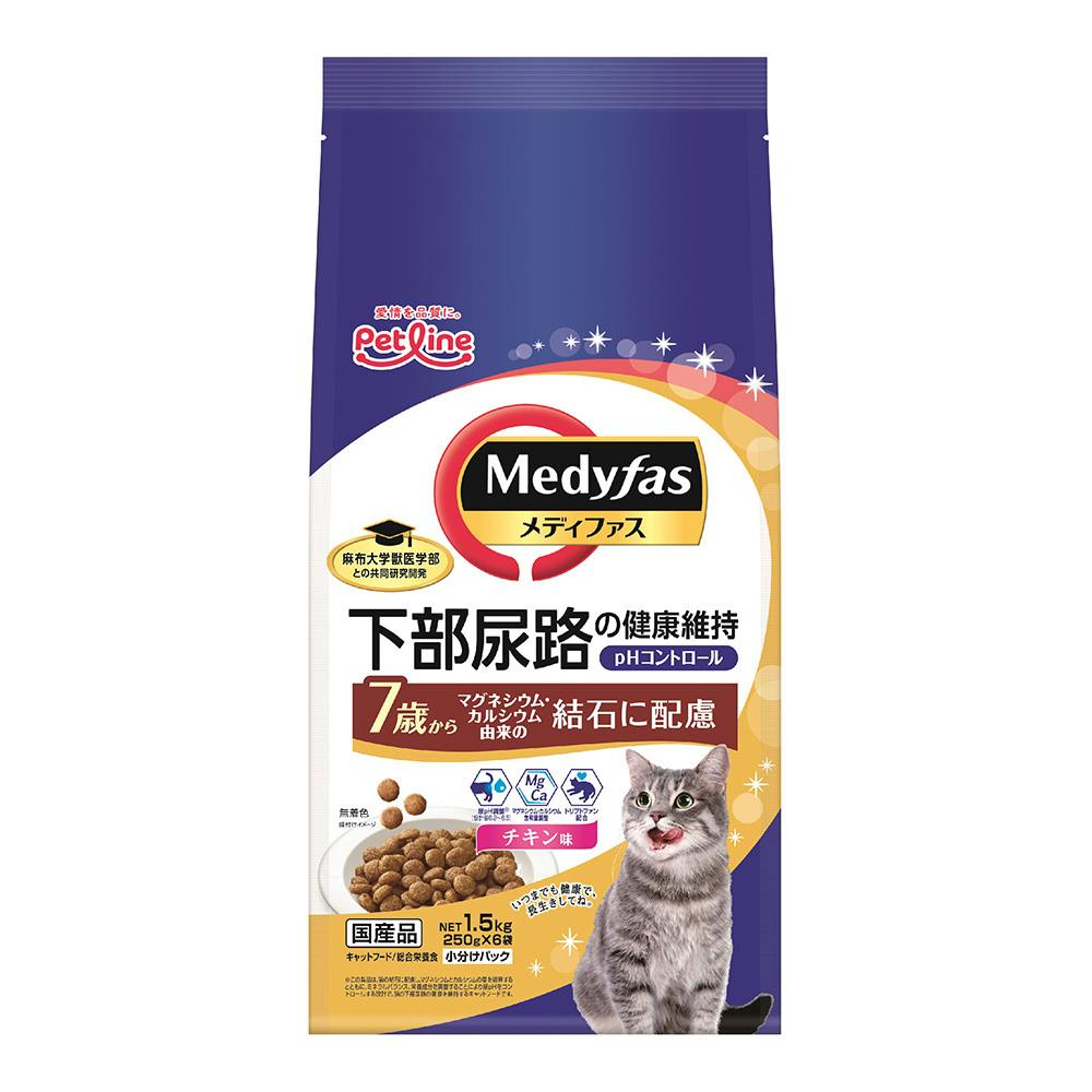 メディファス 7歳から チキン味 1.5kg | ペット用品（猫 