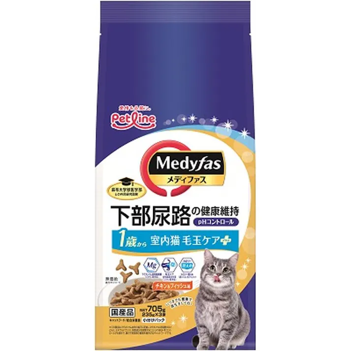 メディファス 室内猫 毛玉ケア1歳から 705g