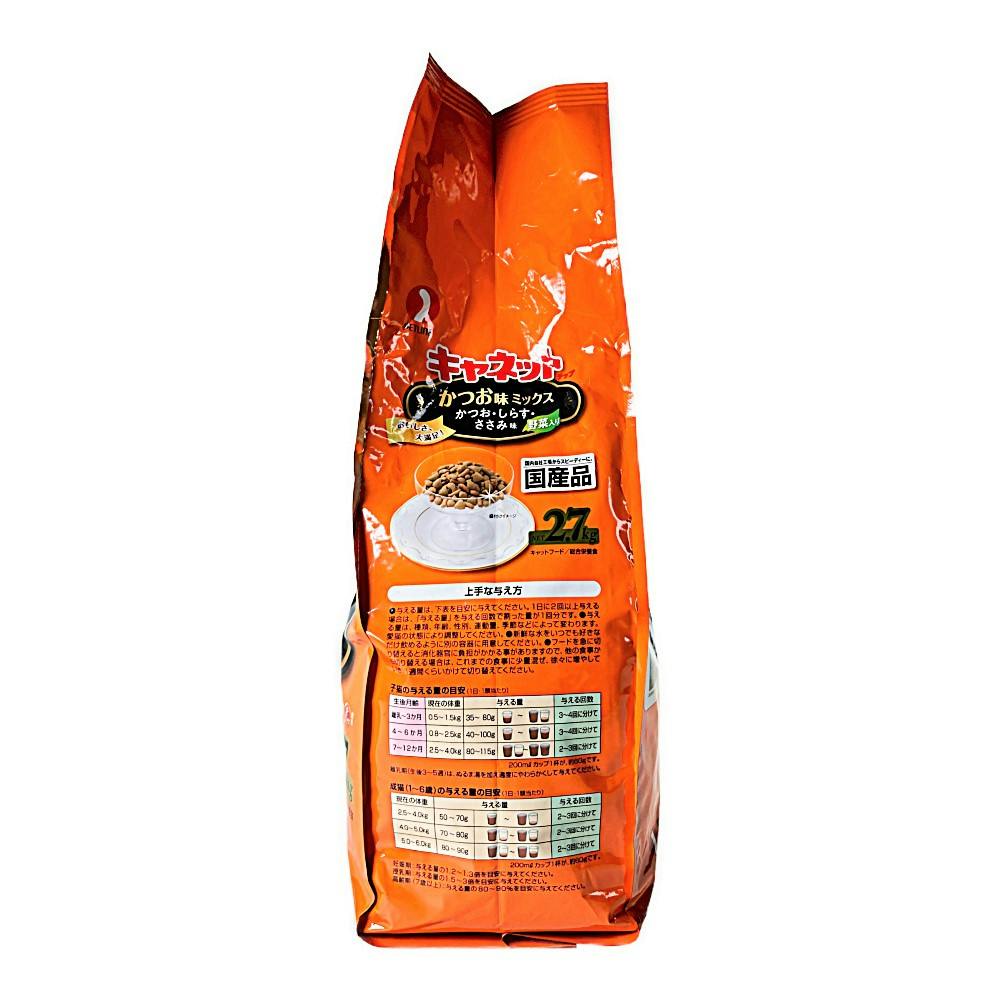 キャネットチップ かつお味ミックス 2.7kg | ペット用品（猫