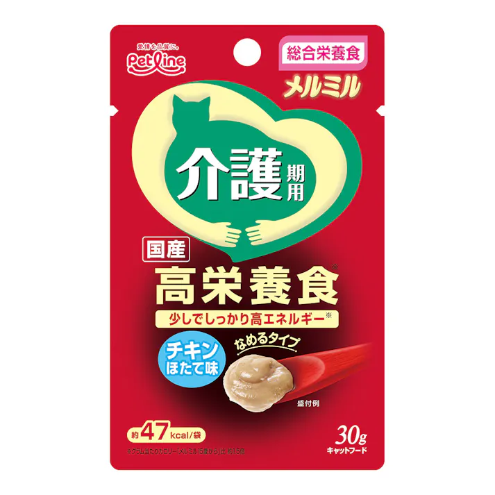 メルミル介護期用チキンほたて味30g