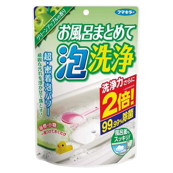 フマキラー お風呂まとめて泡洗浄 グリーンアップル