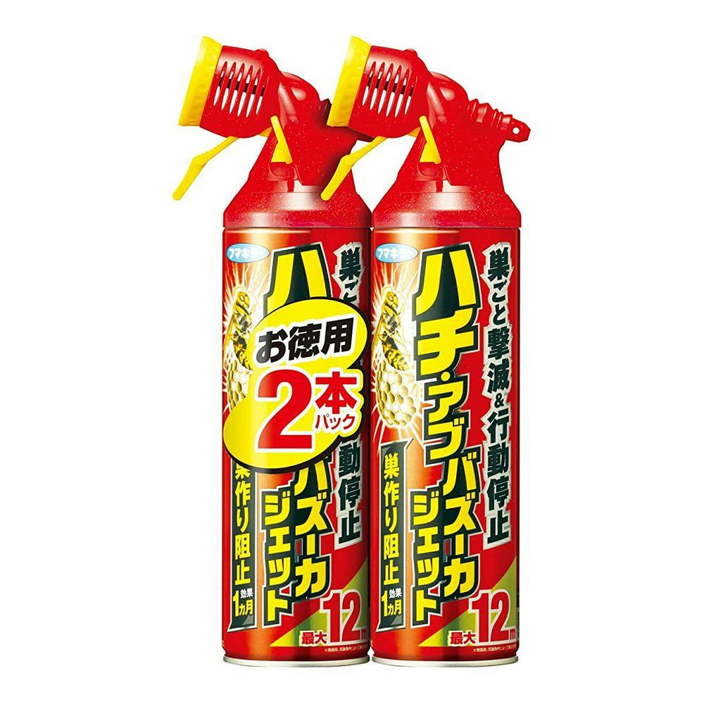 フマキラー ハチ・アブ バズーカジェット 550ml×2本パック