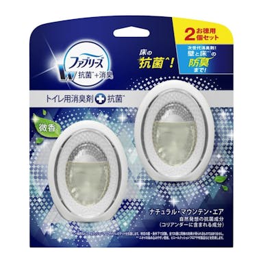 P＆G ファブリーズ W消臭 トイレ用 消臭剤+抗菌 ナチュラル・マウンテン・エア 6ml×2個(販売終了)