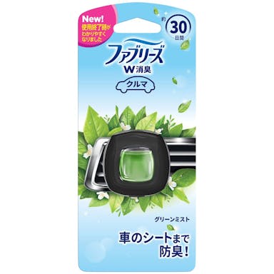 P＆G ファブリーズ クルマ イージークリップ W消臭 グリーンミスト 2ml×1P