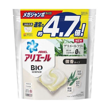 P＆G アリエール バイオサイエンス ジェルボール 微香タイプ 詰替 メガジャンボ 70個(販売終了)