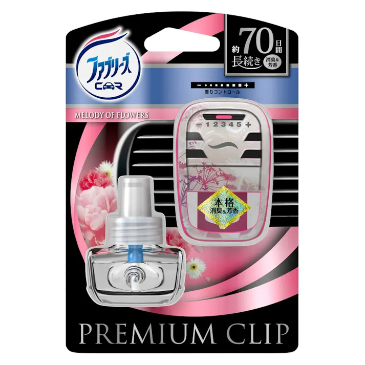 ファブリーズ クルマ プレミアムクリップ メロディ オブ フラワーズ 7ml 本体(販売終了)