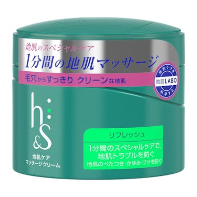 P＆G h＆s リフレッシュシリーズ 地肌ケアマッサージクリーム 185g(販売終了)