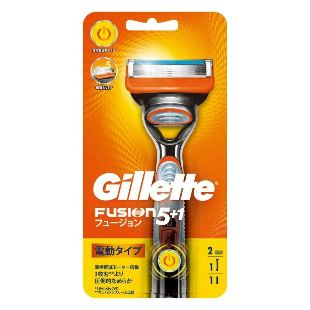 P＆G ジレット フュージョン5+1 パワーホルダー+替刃2個付(販売終了