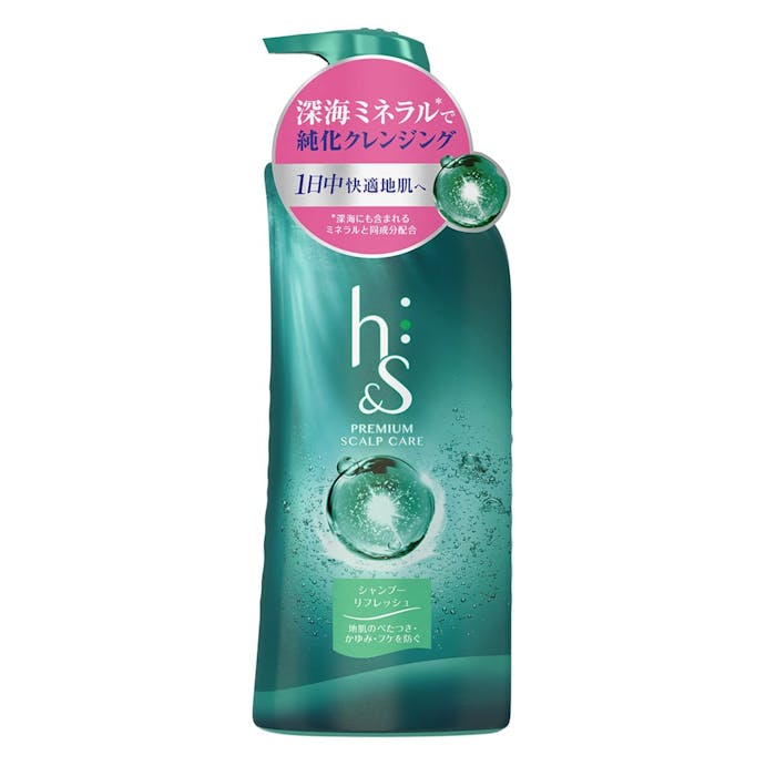 P＆G h＆s リフレッシュシリーズ 地肌ケアシャンプー 370ml(販売終了)