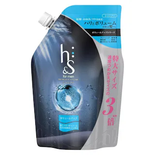 h&s for men ボリュームアップ シャンプー 超特大 詰替 900ml