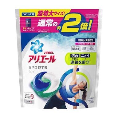 P＆G アリエール ジェルボール3Dプラチナスポーツ つめかえ用 超特大 26個入り(販売終了)