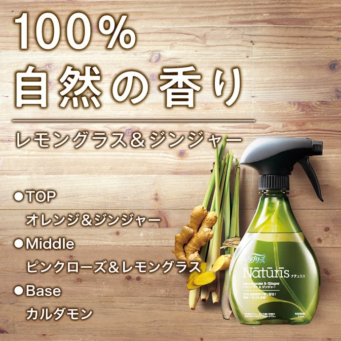 P＆G ファブリーズ ナチュリス レモングラス＆ジンジャー 本体 370ml