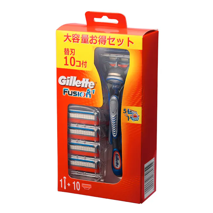 P G ジレット フュージョン5 1 マニュアル ホルダー 替刃10個付 ホームセンター通販 カインズ