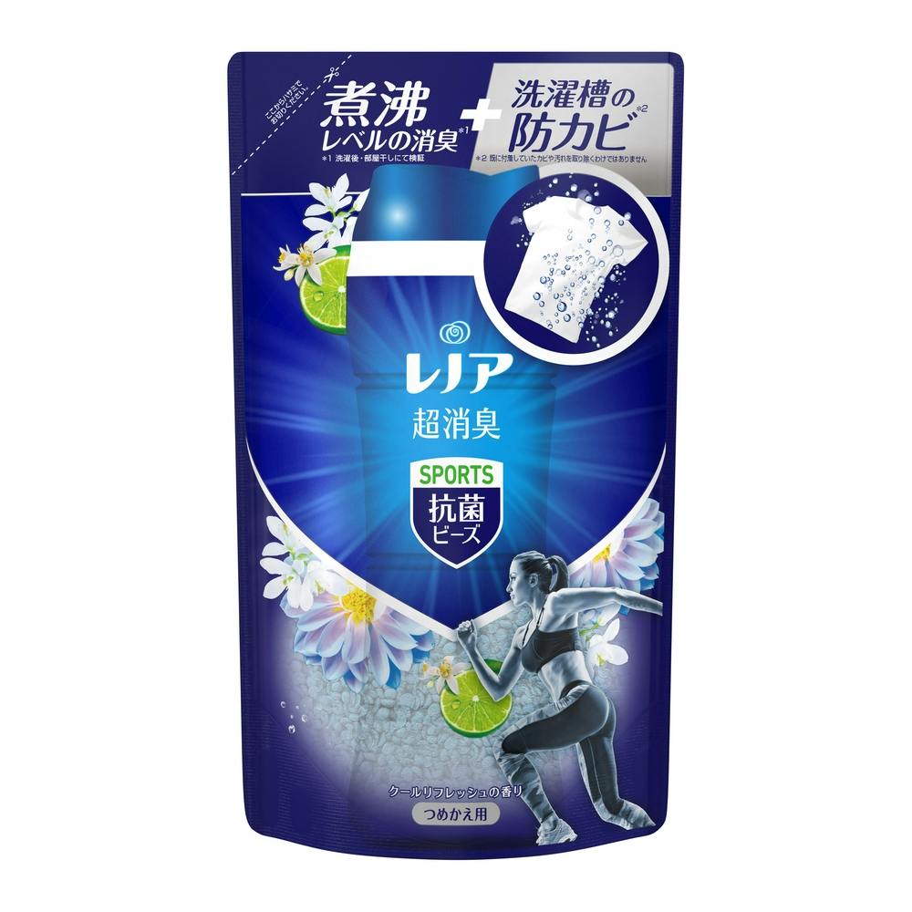 P＆G レノア超消臭抗菌ビーズ スポーツ クールリフレッシュ＆シトラス