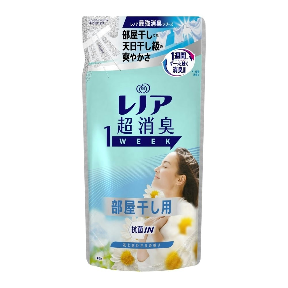 P＆G レノア超消臭1WEEK 部屋干しでも おひさまの香り 詰替 400ml｜ホームセンター通販【カインズ】