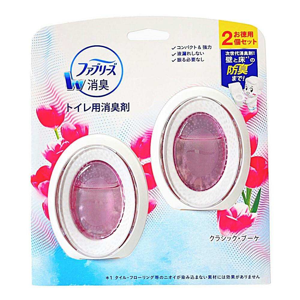 P＆G ファブリーズ W消臭 トイレ用 クラシック・ブーケ 6ml×2個 | 芳香