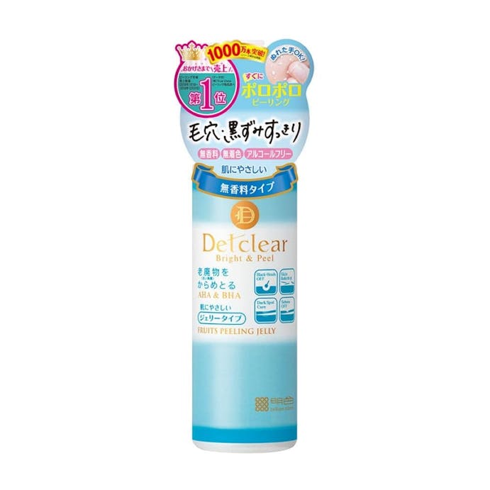 明色化粧品　ＤＥＴクリア　ピーリングジェリー　無香料タイプ　１８０ｍｌ