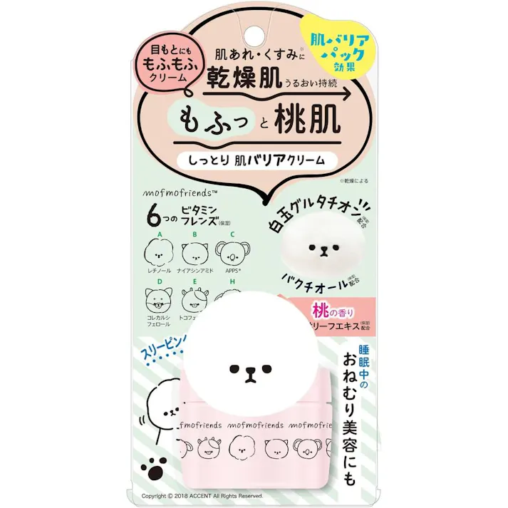 明色化粧品 モフモフフレンズ しっとり肌バリアクリーム 50g