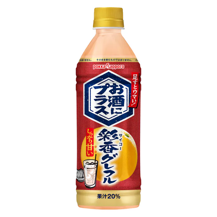 お酒にプラス 彩香グレフル 500ml