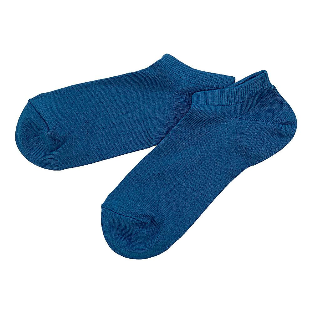 紳士 吸水爽感 スニーカー アオ 25cm-27cm 2足組