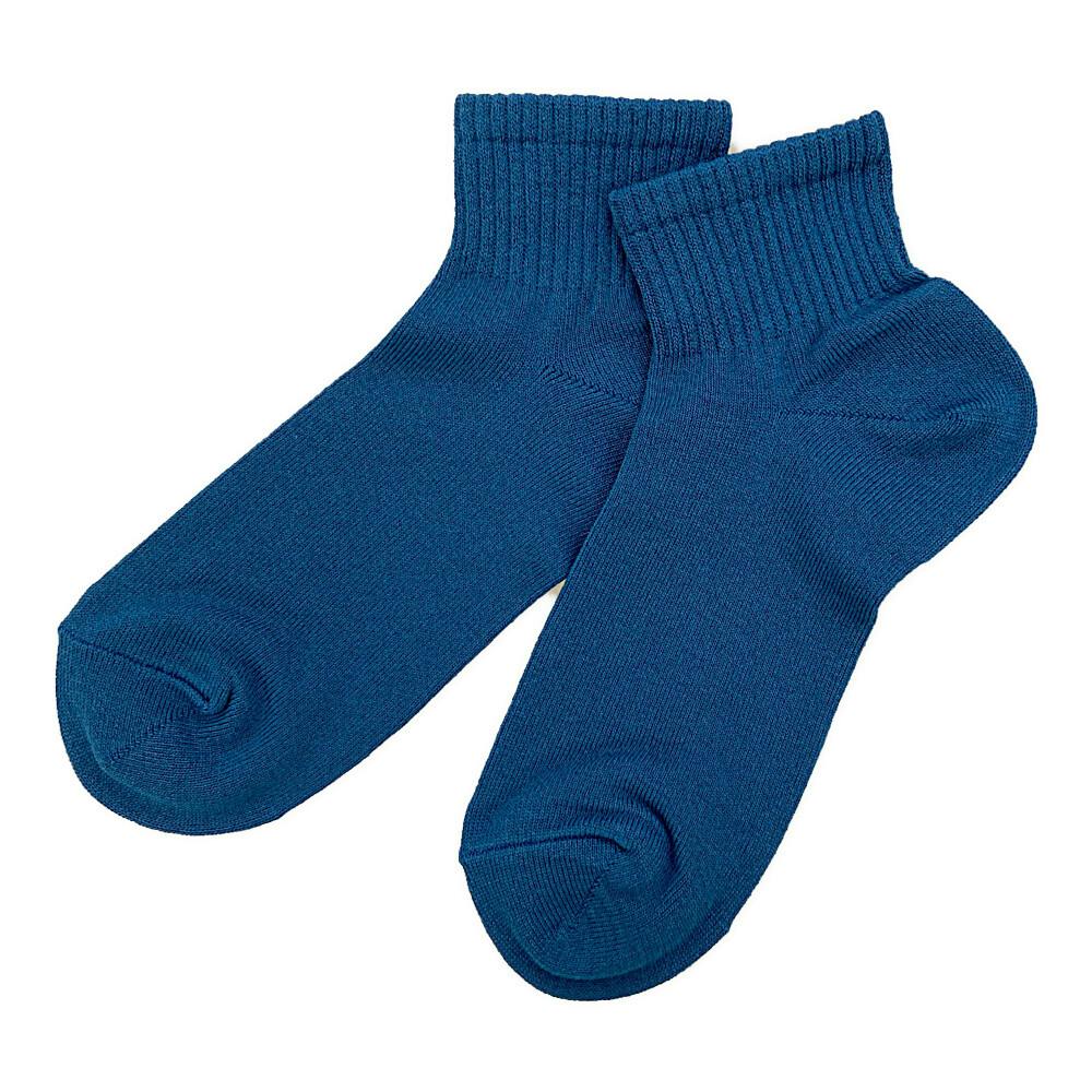 紳士 吸水爽感 ショート アオ 25cm-27cm 2足組