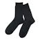 紳士 吸水爽感 ハーフ クロ 25cm-27cm 2足組