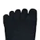 紳士 消臭爽感 5本指 クロ 25cm-27cm 2足組