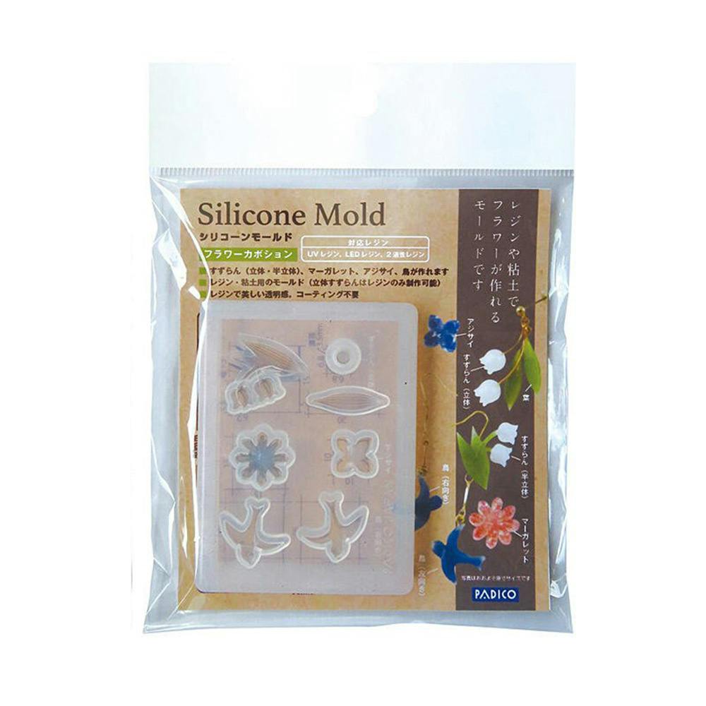 パジコ シリコーンモールド フラワーカボション