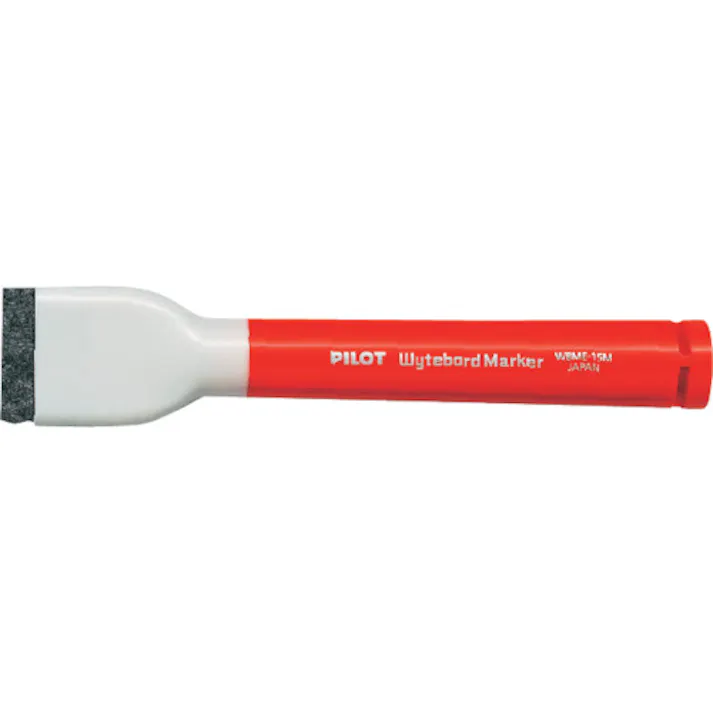 【CAINZ-DASH】パイロットコーポレーション ホワイトボードマーカー 中字(マグネット・イレーザー付き) レッド WBME-15M-R【別送品】