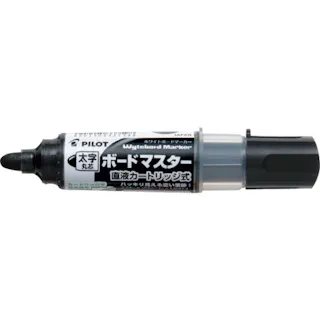 【CAINZ-DASH】パイロットコーポレーション ホワイトボードマーカー ボードマスター 太字丸芯 ブラック WMBM-18BM-B【別送品】