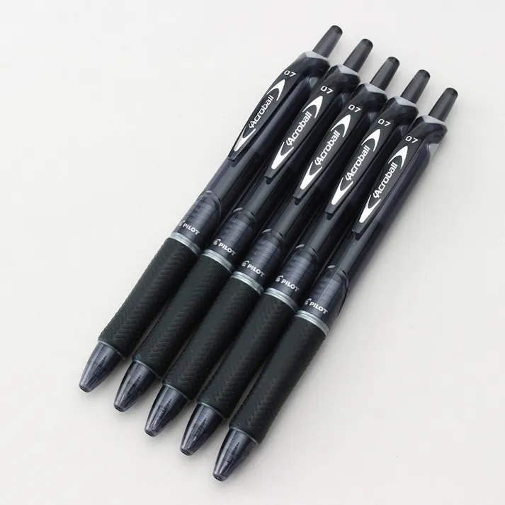 パイロット 油性ボールペン アクロボール 0.7mm 黒 5本入