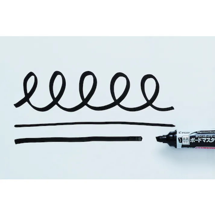 【CAINZ-DASH】パイロットコーポレーション ホワイトボードマーカー ボードマスター 太字平芯 ブルー WMBM-18BMC-L【別送品】