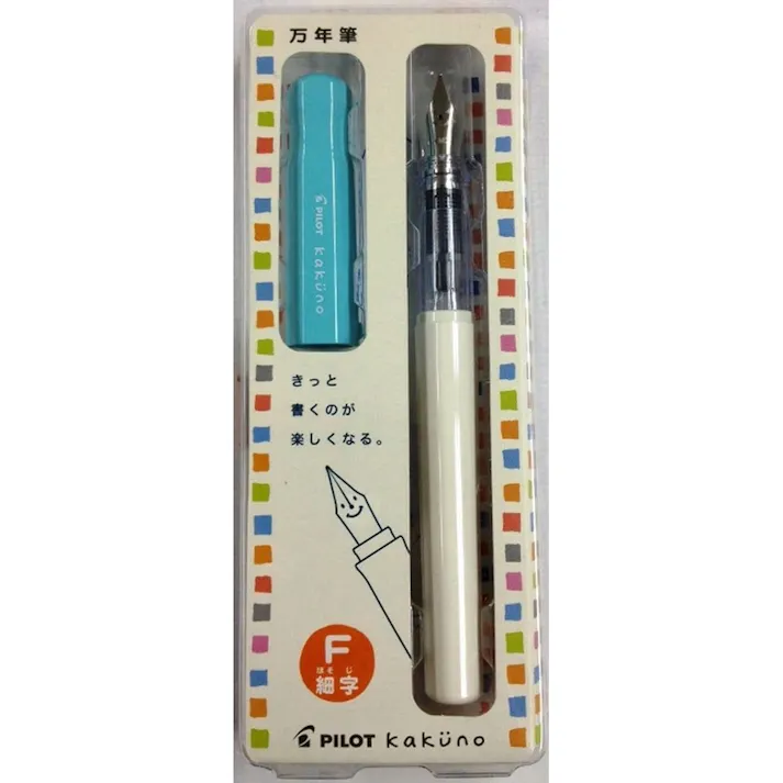 パイロット 万年筆 カクノ F ソフトブルー