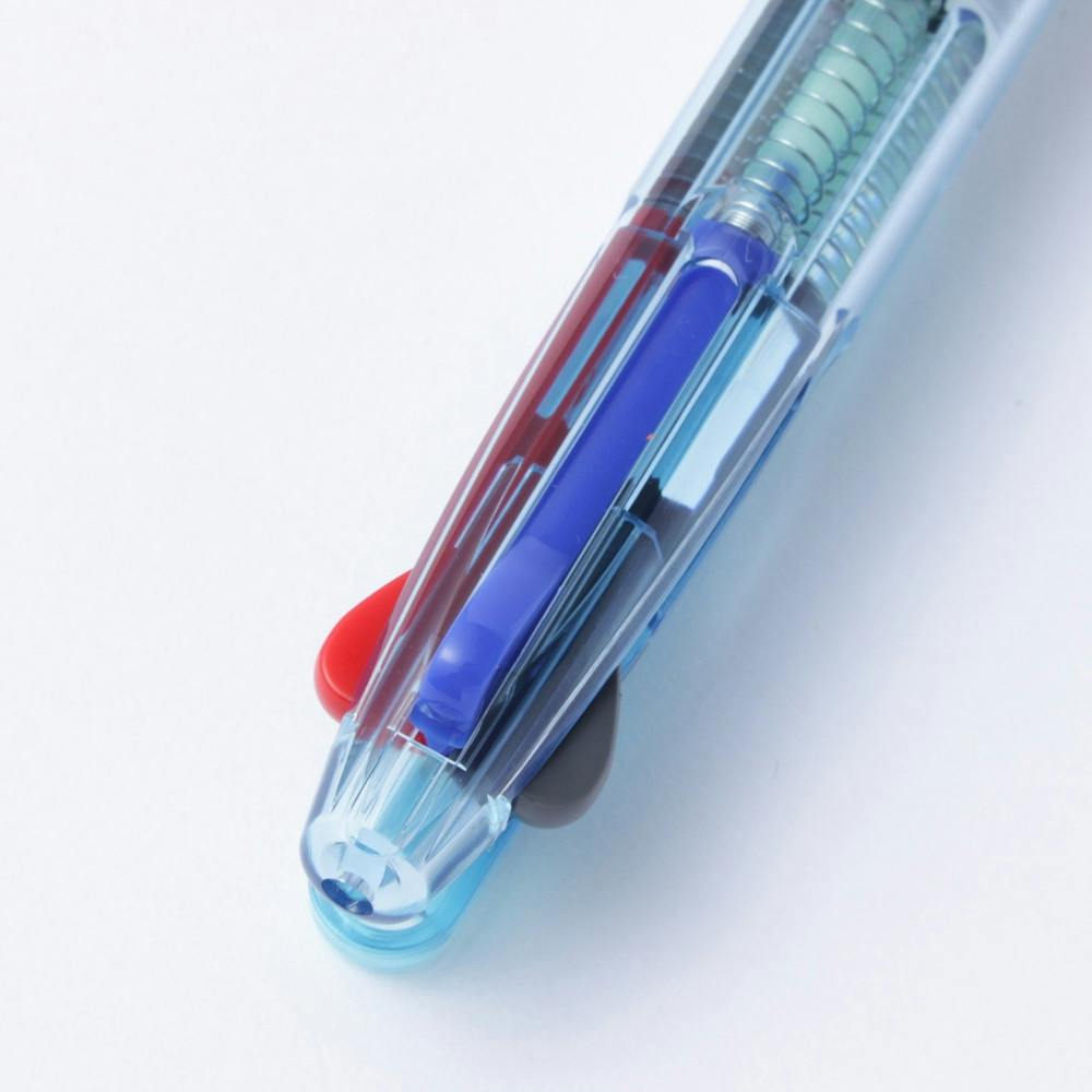 パイロット 3色ボールペン アクロボール3 0.5mm クリアソフトブルー