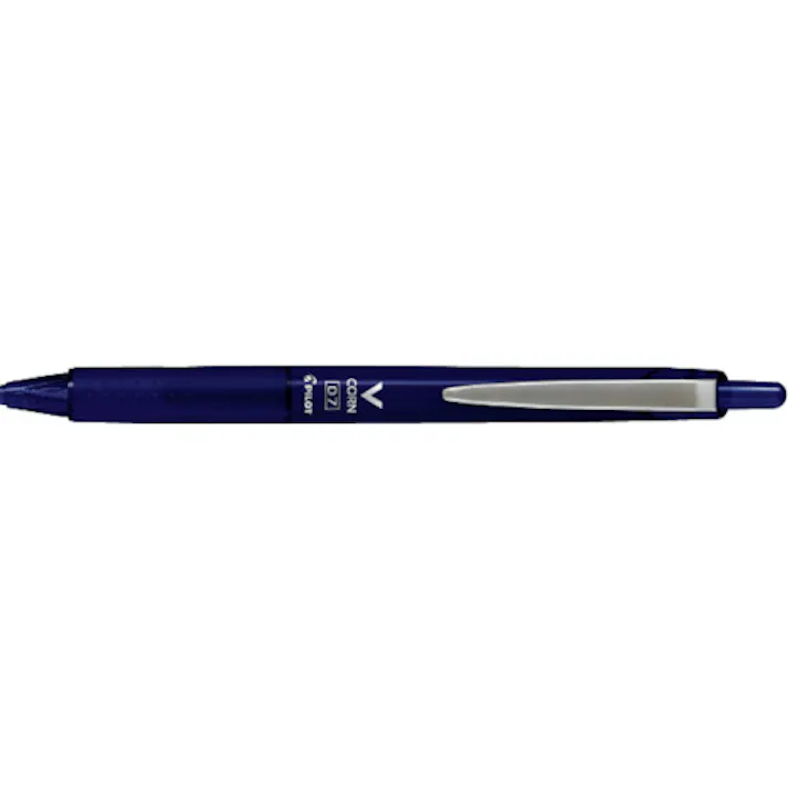 【CAINZ-DASH】パイロットコーポレーション 水性ボールペン Vコーンノック 細字 青 LVKN-15F-L【別送品】