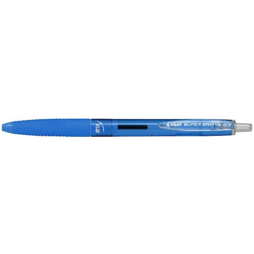 パイロットコーポレーション 油性ボールペン スーパーグリップG ノック式 抗菌仕様 クリアブルー BSGK-10FK-CSL ボールペン パイロットコーポレーション 油性ボールペン スーパーグリップG ノック式 抗菌仕様 クリアブルー BSGK-10FK-CSL ボールペン