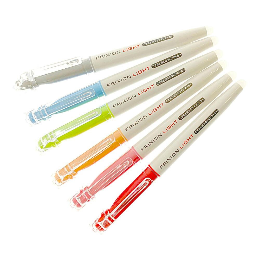 パイロット 限定ホワイトフリクションライト 6色セット | 文房具