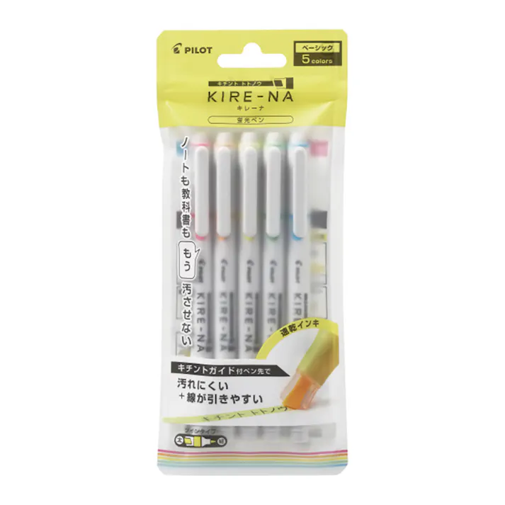 パイロット 蛍光ペン キレーナ5色セット ベーシックカラー