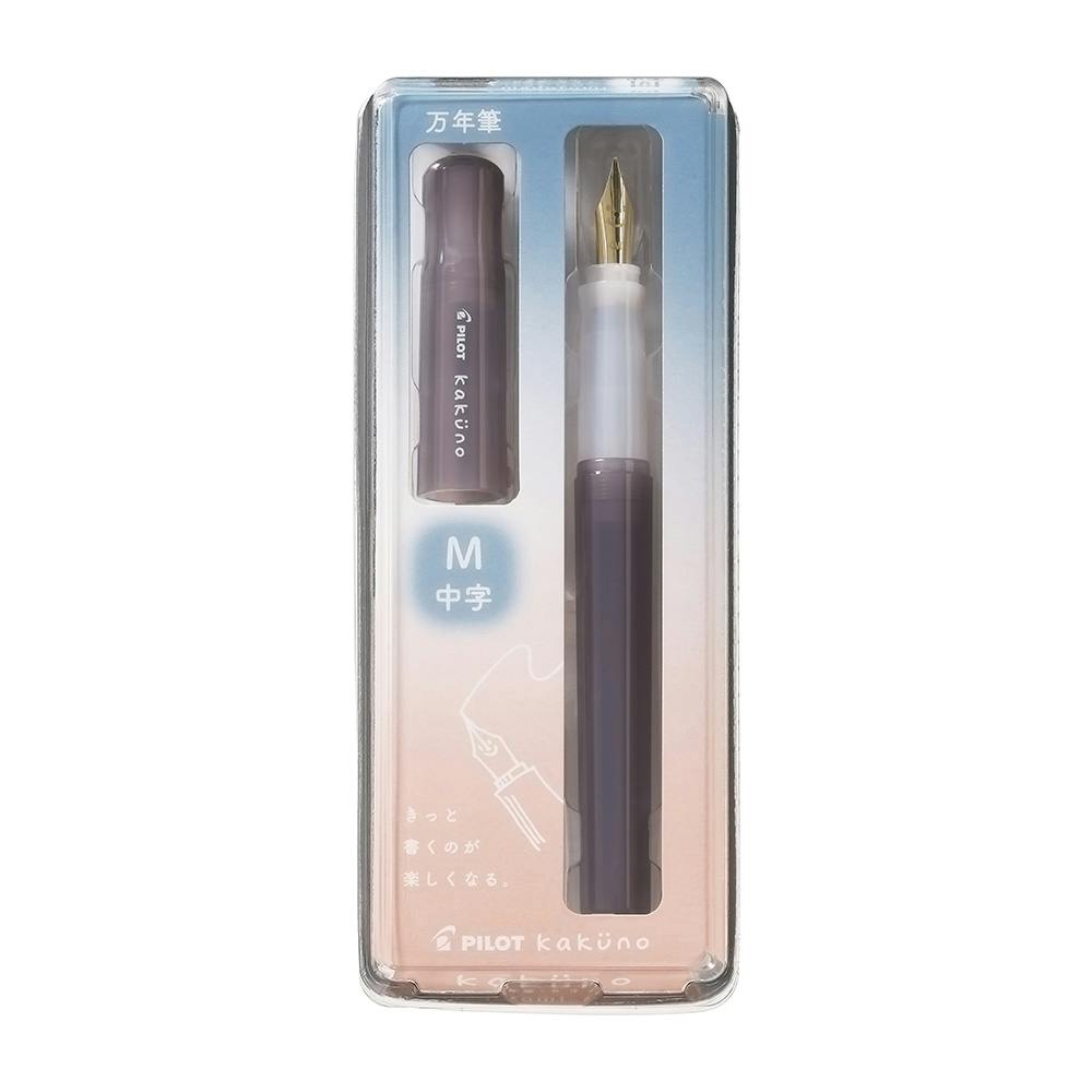 パイロット 万年筆 kakuno カクノ まどろみブラウン 中字