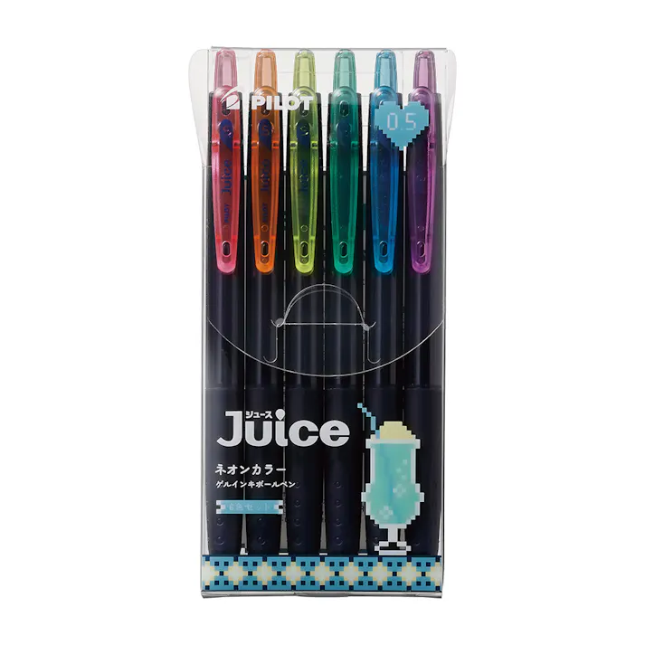 パイロット ゲルインキボールペン ジュース 0.5mm 6色セット