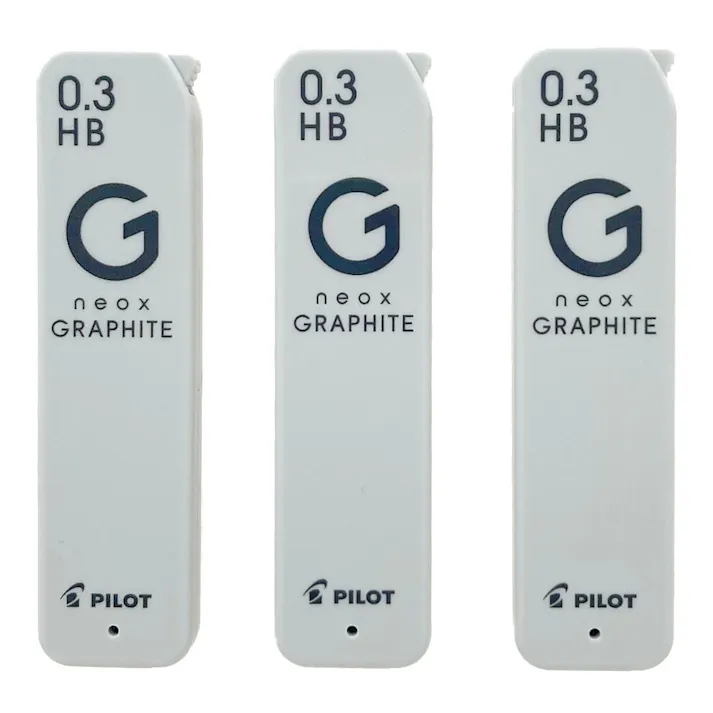 パイロット シャープ替芯 ネオックス・グラファイト 0.3mm HB 3個パック