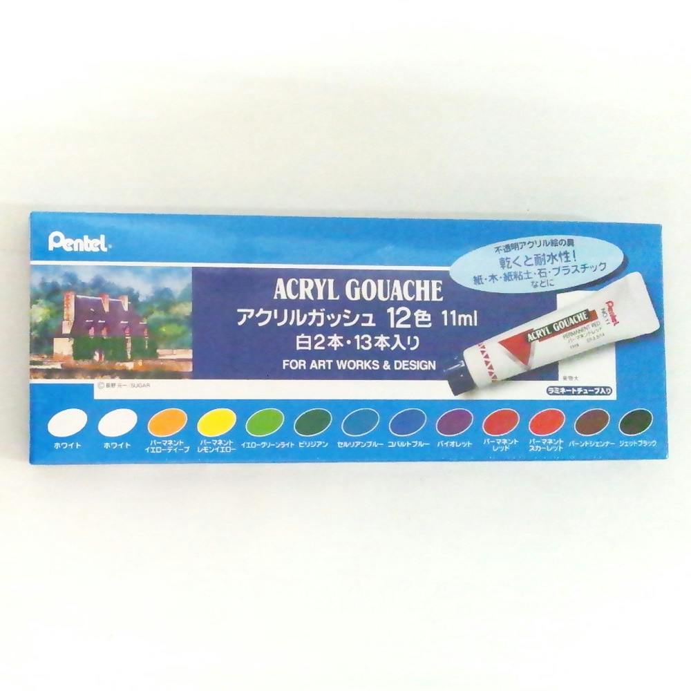 アクリル絵具  セットペイント　色塗りアクリル絵の具12色セット　新品 絵の具