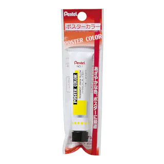 ぺんてる ポスターカラー ラミネートチューブ パーマネントレモンイエロー