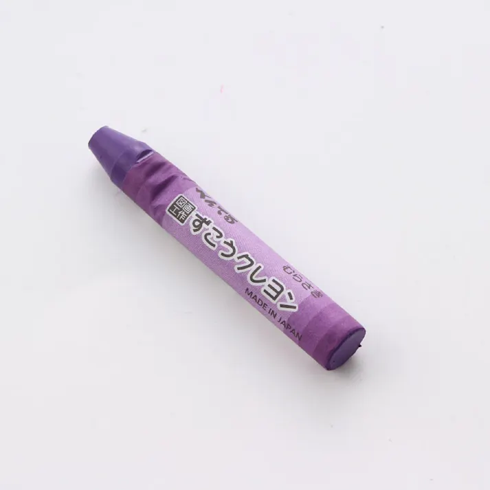 ぺんてる ずこうくれよん単色 むらさき