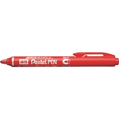 【CAINZ-DASH】ぺんてる ハンディＳぺんてるペン細（赤） NXS15-BP【別送品】
