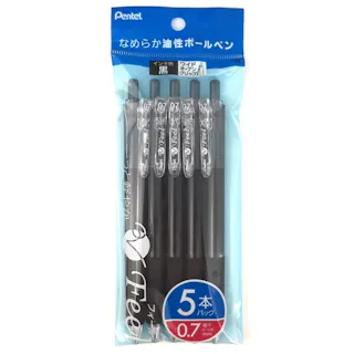 ぺんてる フィールBXB117 黒 5本パック(販売終了)