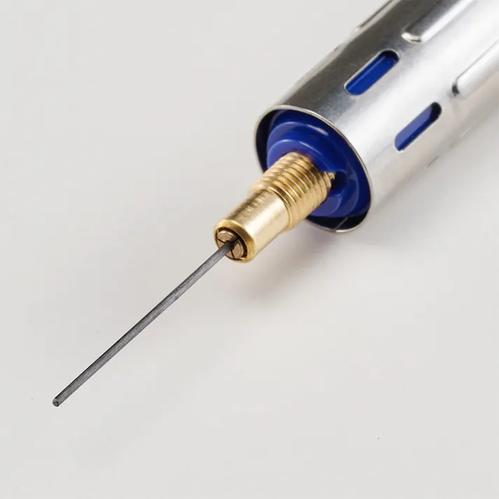 ぺんてる PGメタルシャープペンシル 0.5 クリアレッド