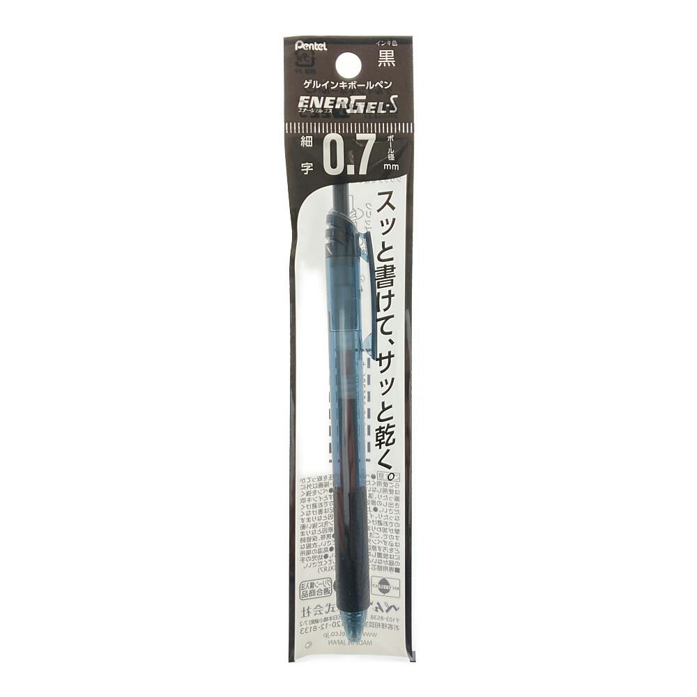 ぺんてる ゲルボールペン エナージェルS 0.7mm 黒 | 文房具