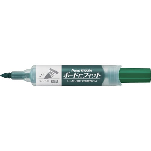ぺんてる ノックル ボードにフィット 太字 緑 EMWL5BF-D ホワイトボード用マーカー ぺんてる ノックル ボードにフィット 太字 緑 EMWL5BF-D ホワイトボード用マーカー
